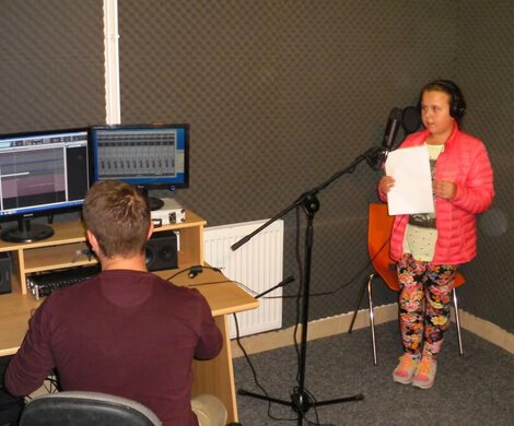 2016.06.14 - MŁODZIEŻ Z LITWY W STUDIO NAGRAŃ