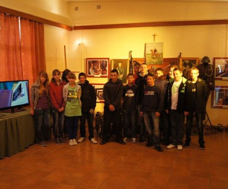 2012.10.09 MŁODZIEŻ Z ZS NA WYSTAWIE