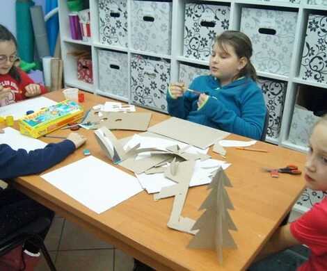 2021.12.16 - ZAJĘCIA PLASTYTCZNE - ZIMOWA KRAINA