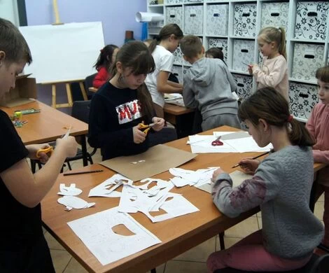 2021.12.16 - ZAJĘCIA PLASTYTCZNE - ZIMOWA KRAINA