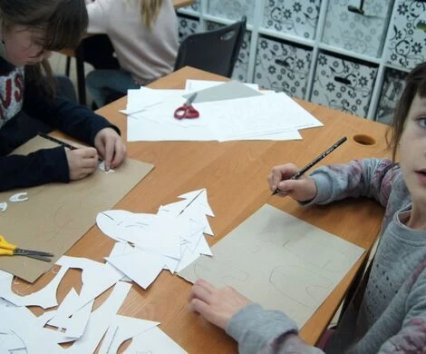 2021.12.16 - ZAJĘCIA PLASTYTCZNE - ZIMOWA KRAINA