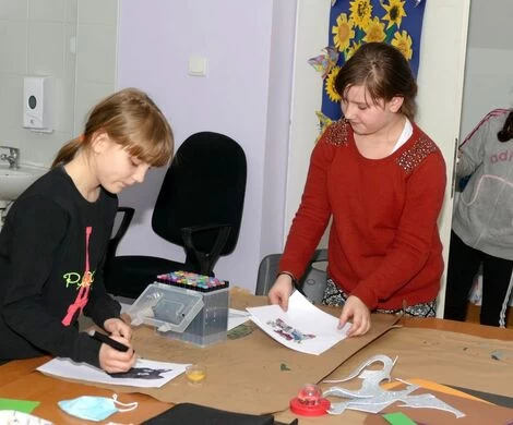 2022.03.11 - KLASA 4A i 4B  NA ZAJĘCIACH W GOK
