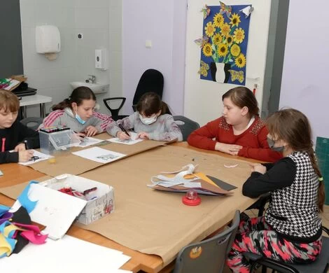 2022.03.11 - KLASA 4A i 4B  NA ZAJĘCIACH W GOK