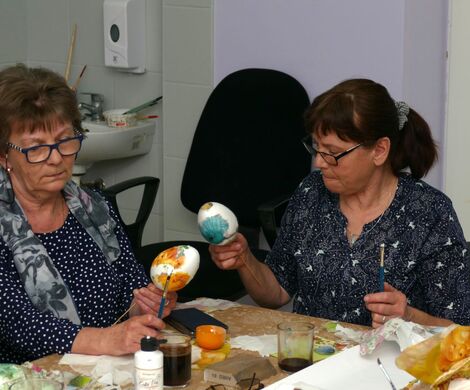 2022.03.30 - PISANKI METODĄ DECOUPAGE - AKTYWNI 50+