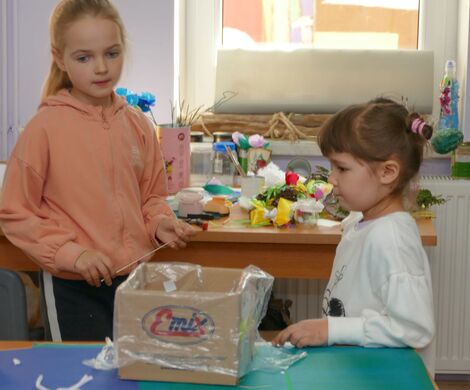 2022.04.12 - ŚWIĄTECZNY BARANEK - ZAJĘCIA PLASTYCZNE