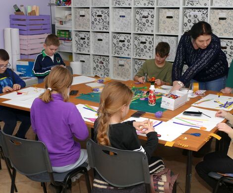 2023.02.03 - PTASZKI Z GLINY I KWIATKI Z PIANKI