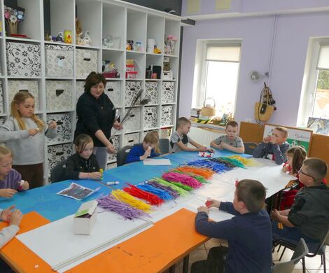 2024.04.19 - PAPIEROWE PAWIE - ZAJĘCIA PLASTYCZNE