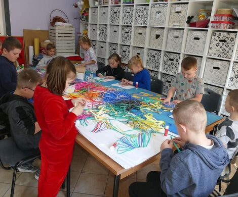 2024.04.19 - PAPIEROWE PAWIE - ZAJĘCIA PLASTYCZNE