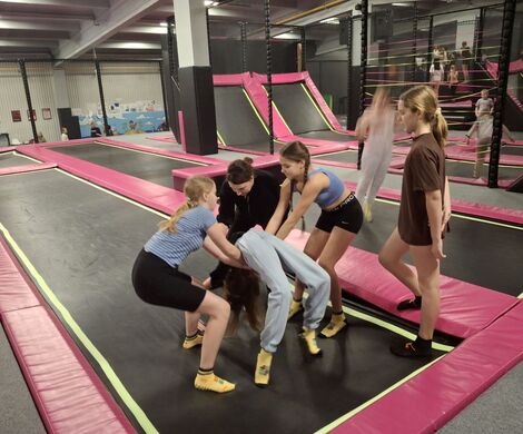 2025.02.21 - Ferie zimowe, wyjazd do parku trampolin