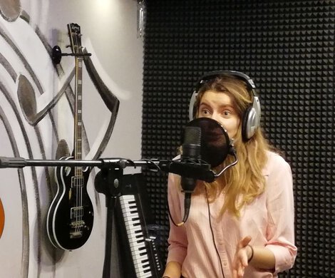 ALEKSANDRA, ZUZANNA I FRANCISZEK W STUDIO NAGRAŃ