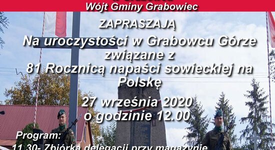 81 ROCZNICA NAPAŚCI SOWIECKIEJ NA POLSKĘ