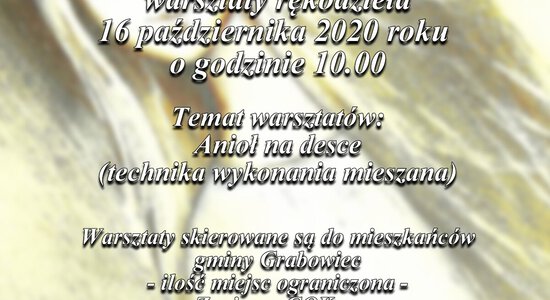 ANIOŁ NA DESCE - WARSZTATY RĘKODZIEŁA