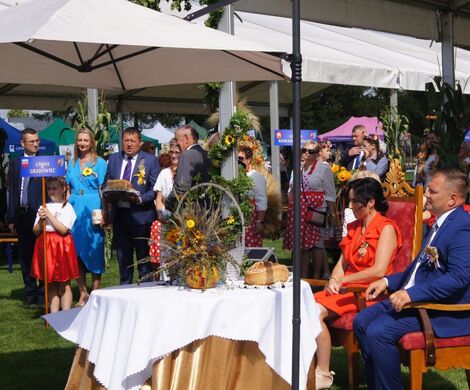 GMINA GRABOWIEC NA DOŻYNKACH POWIATOWYCH W MIĄCZYNIE