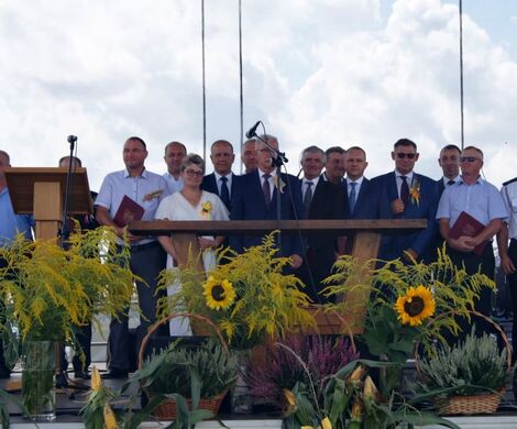 GMINA GRABOWIEC NA DOŻYNKACH POWIATOWYCH W MIĄCZYNIE