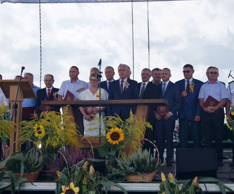 GMINA GRABOWIEC NA DOŻYNKACH POWIATOWYCH W MIĄCZYNIE