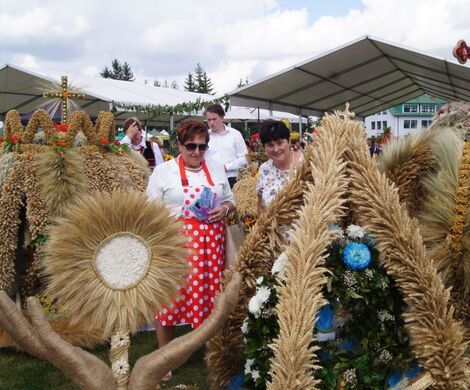 GMINA GRABOWIEC NA DOŻYNKACH POWIATOWYCH W MIĄCZYNIE