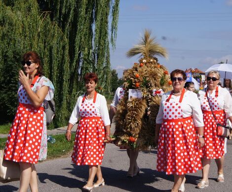 GMINA GRABOWIEC NA DOŻYNKACH POWIATOWYCH W MIĄCZYNIE