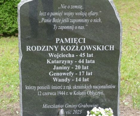 79. ROCZNICA PACYFIKACJI, ODSŁONIĘCIE TABLICY PAMIĄTKOWEJ W BEREŚCIU