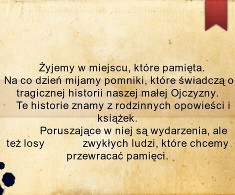 ZACHOWAĆ PAMIĘĆ 80.Rocznica Rzeczpospolitej Grabowieckiej
