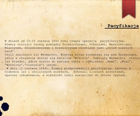 ZACHOWAĆ PAMIĘĆ 80.Rocznica Rzeczpospolitej Grabowieckiej