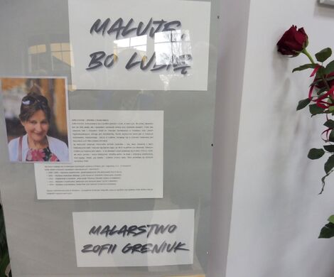 WERNISAŻ MALARSTWA PANI ZOFII GRENIUK W HRUBIESZOWIE