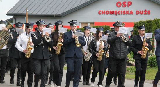 ORKIESTRA DĘTA Z GRABOWCA NA 100-LECIU JEDNOSTKI OSP CHOMĘCISKA DUŻE
