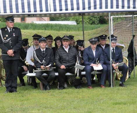ORKIESTRA DĘTA Z GRABOWCA NA 100-LECIU JEDNOSTKI OSP CHOMĘCISKA DUŻE