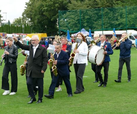 DOŻYNKI POWIATOWO-GMINNE W  ŁABUNIACH