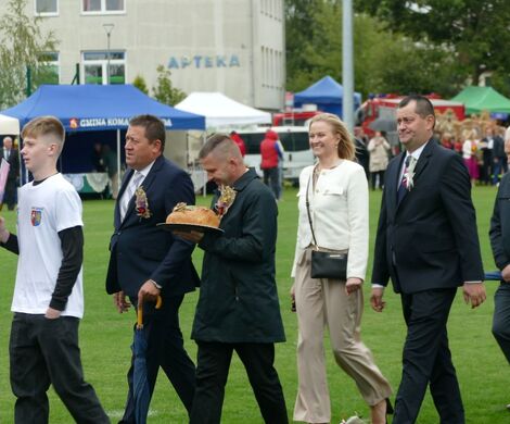 DOŻYNKI POWIATOWO-GMINNE W  ŁABUNIACH