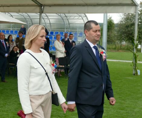 DOŻYNKI POWIATOWO-GMINNE W  ŁABUNIACH