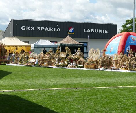 DOŻYNKI POWIATOWO-GMINNE W  ŁABUNIACH