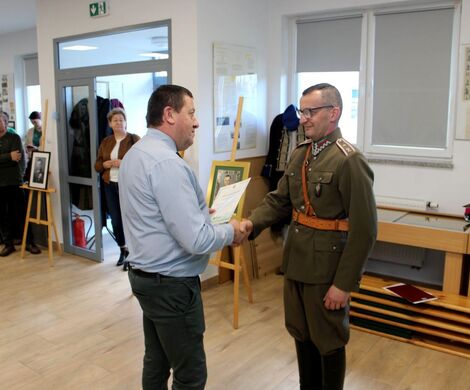 OTWARCIE WYSTAWY "MJR HENRYK DOBRZAŃSKI NA ZIEMI HRUBIESZOWSKIEJ"