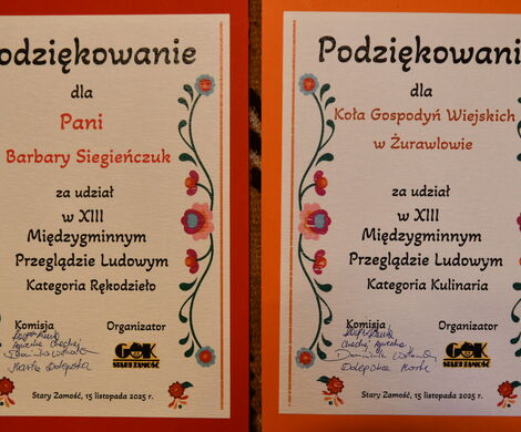 MIĘDZYGMINNY PRZEGLĄD LUDOWY