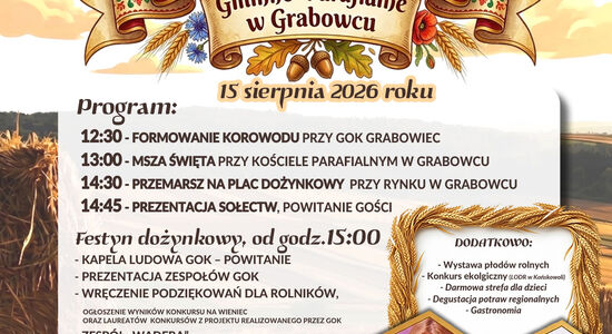 DOŻYNKI 2026 - LISTA SPONSORÓW